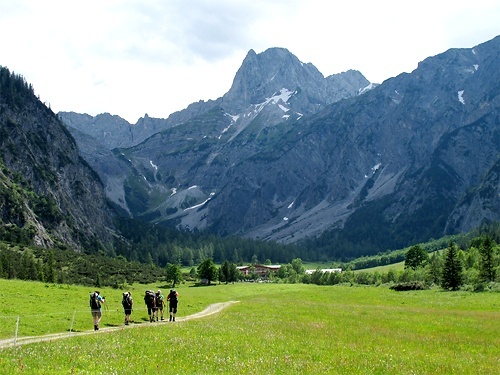 Tourengruppe: Falzthurnthal im Karwendel