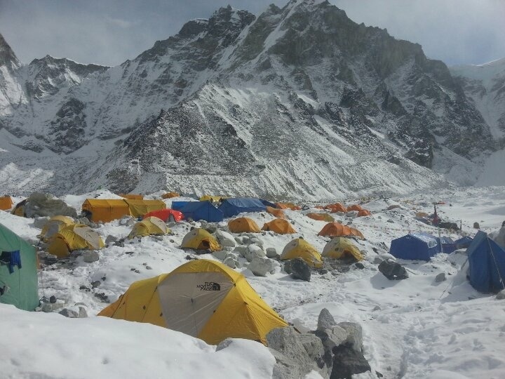 Everest Basecamp vor dem Erdbeben 2015