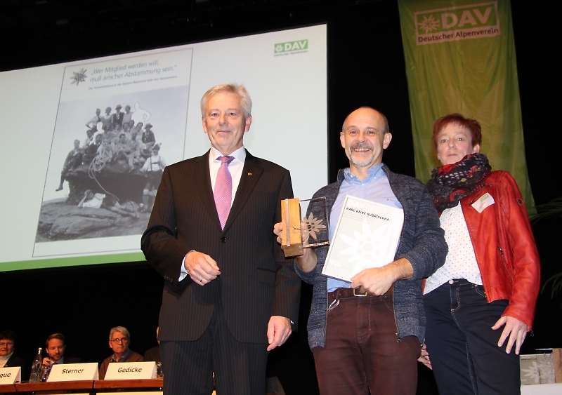 DAV-Preis Ehrenamt: Josef Klenner, Kalle Kubatschka, Melanie Grimm