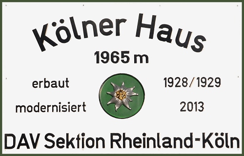 H%EF%BF%BD%EF%BF%BDttenschild des K%EF%BF%BD%EF%BF%BDlner Hauses