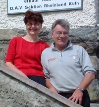 Hannelore und Franz Althaler, H�ttenwirtsehepaar am K�lner Haus &copy; Deutscher Alpenverein - Sektion Rheinland-K�ln - K�lner Alpenverein