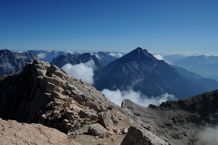 [56] Antelao vom Gipfel des Monte Pelmo  / Foto: Kalle Kubatschka