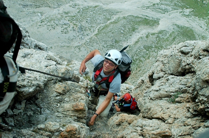 [213] Pnecker Klettersteig / Foto: Kalle Kubatschka