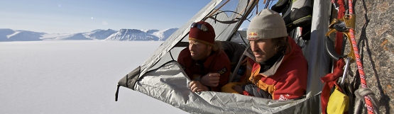 [112] Robert Jasper und Stefan Glowacz auf Baffin Island ©Stefan Glowacz