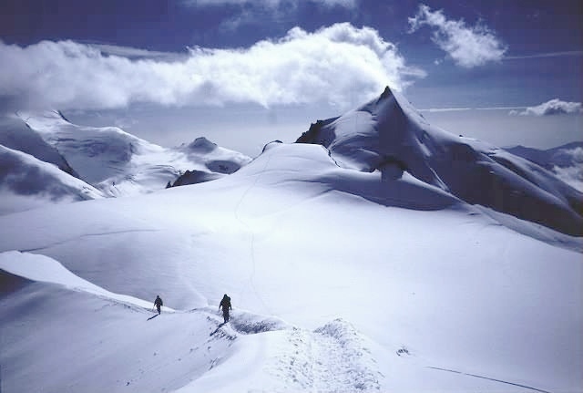 Allalinhorn vom Alphubel, Wallis / Foto: Kalle Kubatschka