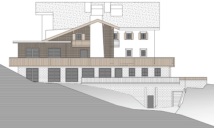 K%EF%BF%BD%EF%BF%BDlner Haus: Ansicht von Nordwesten
