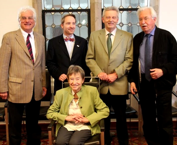 Erwin Rothgang, Sebastian Barlaresque, Heidi Cremer, Josef Klenner und Carl-Hermann Bellinger (von links)