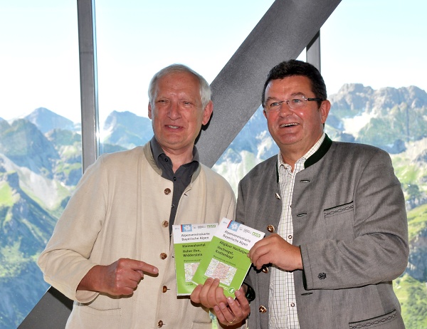 Ludwig Wucherpfennig (l.) und Franz Josef Pschierer © Deutscher Alpenverein Sektion Rheinland-Köln