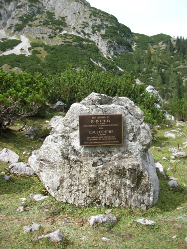 Gedenktafel am Seebenersee