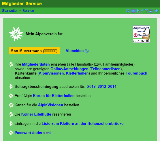 Mein Alpenverein