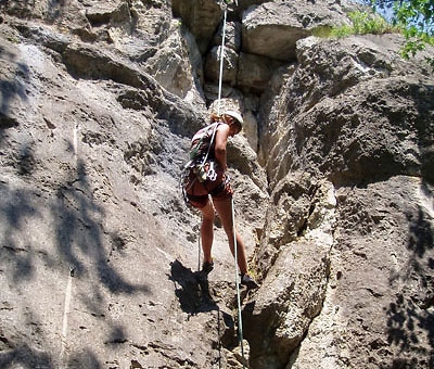 Klettern am Naturfels