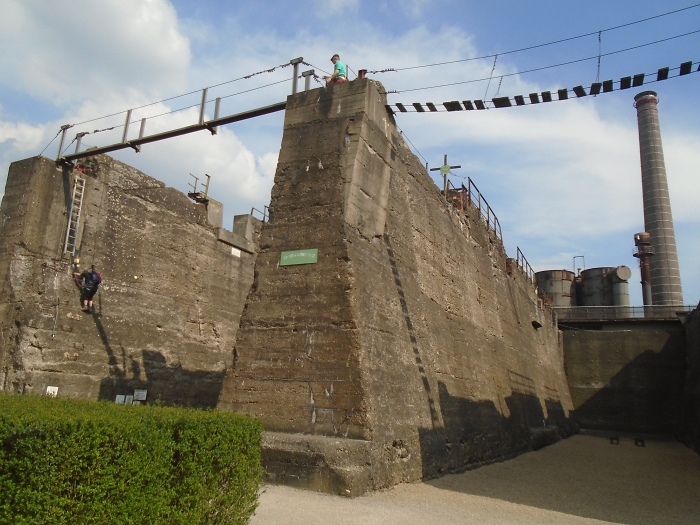 Klettersteiganlage im Landschaftspark Duisburg