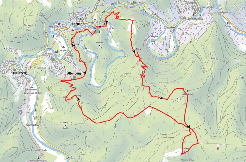 Altenahr-Schrock-Steinerberg-Teufelsloch