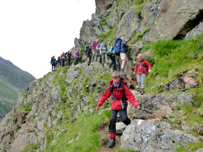 Familienbergsteigen mit dem Klner Alpenverein