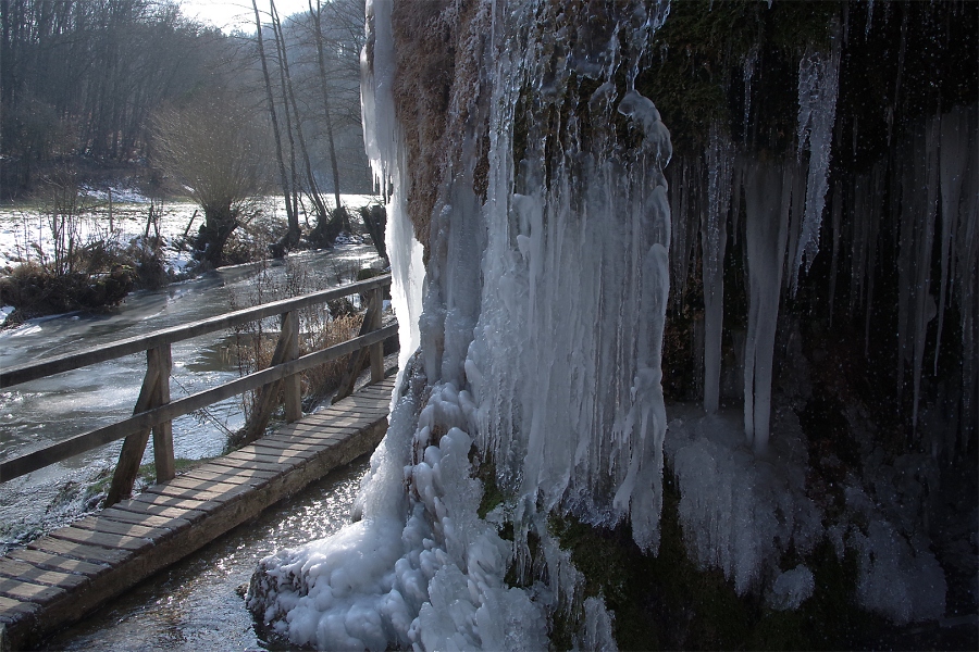 Nohner Wasserfall im Winter - Hanno Jacobs