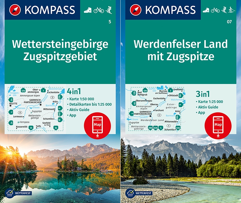 Kompass Karten 5 und 07