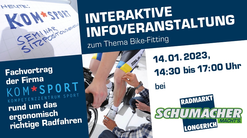 Radmarkt Schumacher und Komsport: Was ist Bike-Fitting