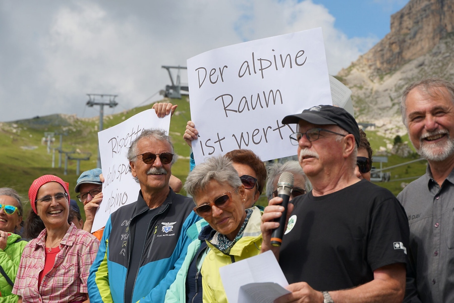Pressekonferenz Sellajoch / Foto: AVS