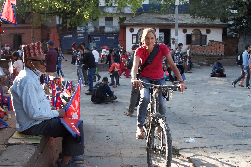 Billi Bierling in Kathmandu / Foto: Billi Bierling