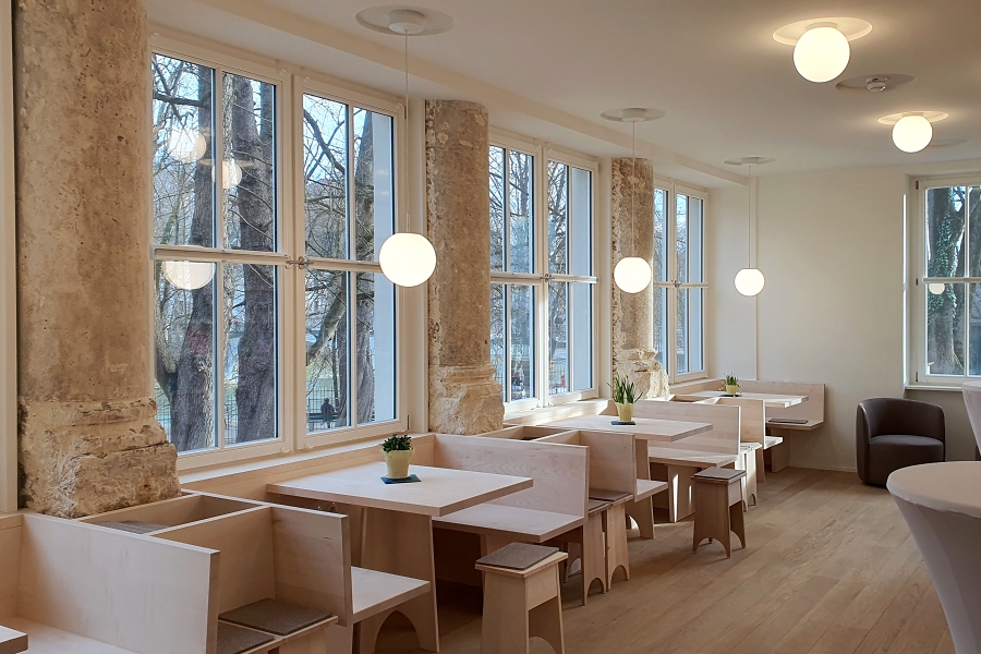 Das neue Museums-Cafe / Foto: Kalle Kubatschka
