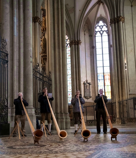 Die Alprheiner unter Leitung von Ludger Strobel / Foto: Simone Szymanski