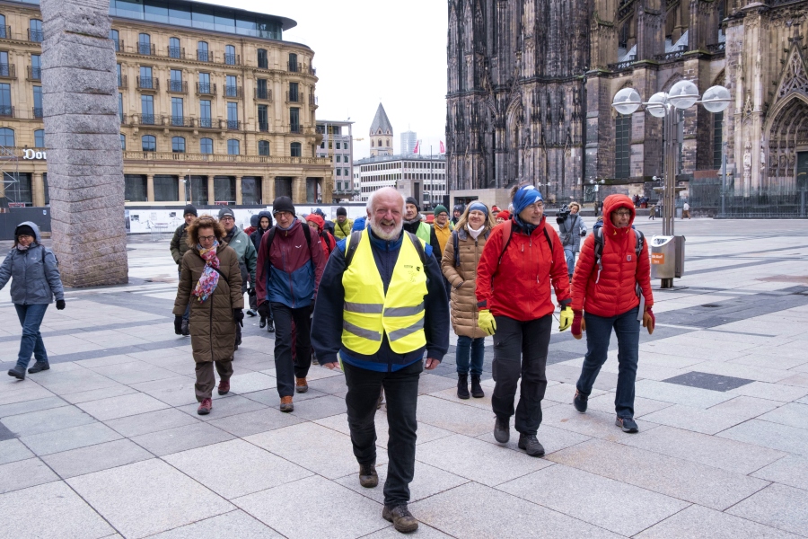 Auf gehts - vom K%C3%B6lner Dom zum K%C3%B6lner Haus / Foto: Simone Szymanski