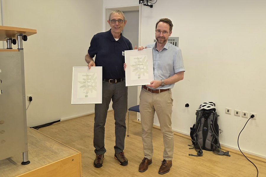 Norbert Balser und Sebastian Balaresque / Foto: DAV Rheinland-K%C3%B6ln/Kalle Kubatschka
