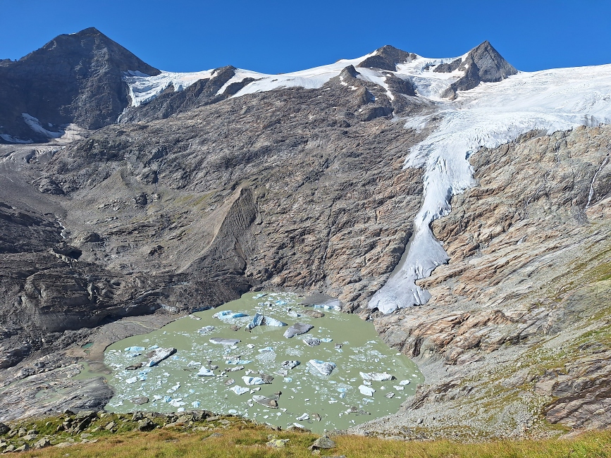 Schwindende Gletscher machen die Folgen der Klimakrise im Hochgebirge besonders sichtbar / Foto: DAV/Moritz Pfeiffer
