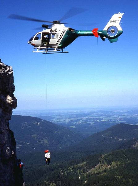 Bergrettungsbung der Polizei Bayern / Foto: Polizei Bayern