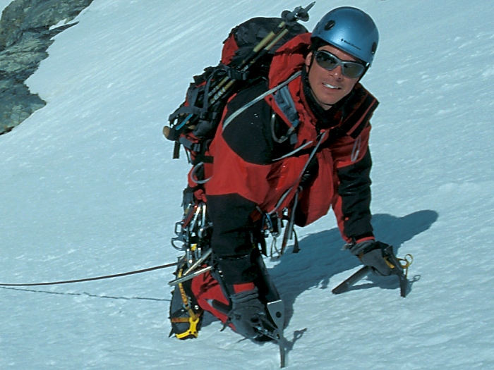 Eisklettern in der Bernina