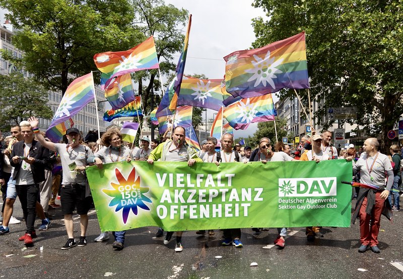 Der GOC auf dem CSD M%EF%BF%BD%EF%BF%BDnchen 2019 / Foto: GOC
