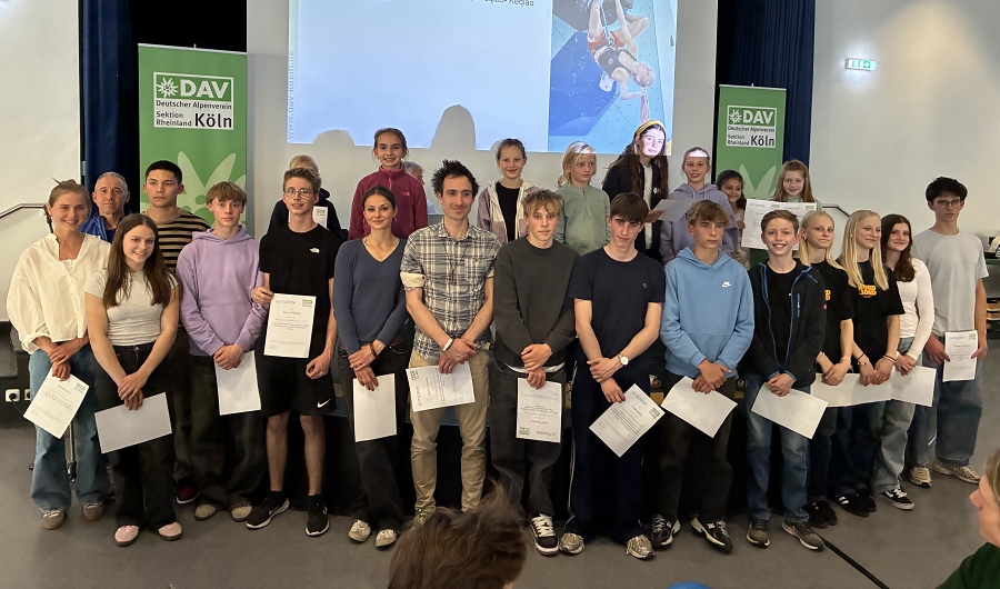 Mitglieder des Wettkampfteams des K%C3%B6lner Alpenvereins / Foto: Carola Niemann