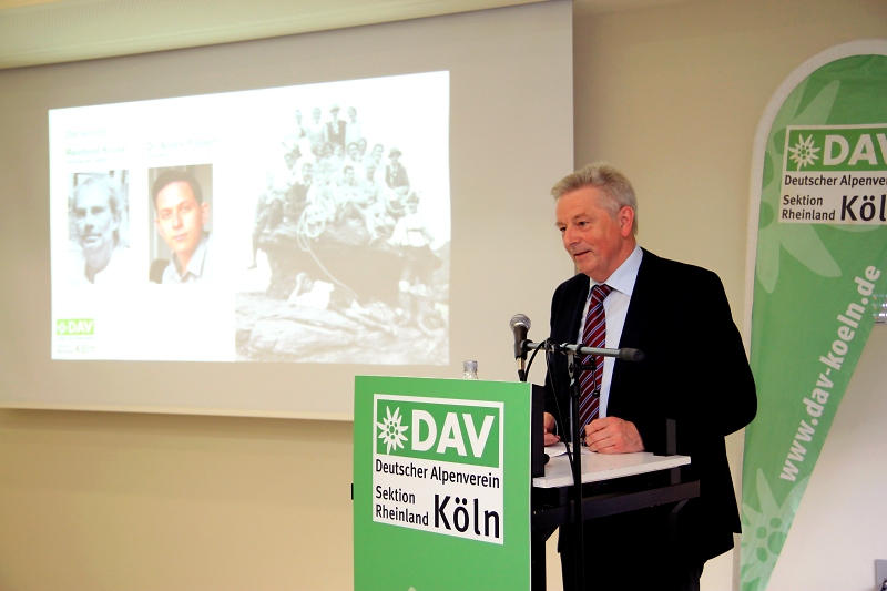 Josef Klenner, Pr%C3%A4sident des Deutschen Alpenvereins / Foto: Miriam Ersch