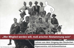 Veranstaltung des ZGV: Nur für Arier? Zum Umgang des Kölner Alpenvereins mit Antisemitismus