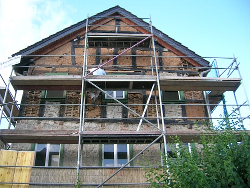 30.07.2010: Auf der Giebelseite genauso / Foto: DAV Rheinland-K%EF%BF%BD%EF%BF%BDln