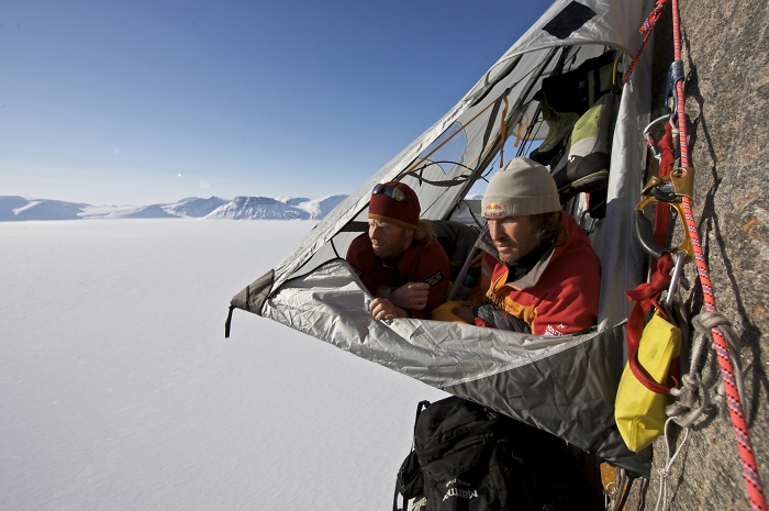 [112] Robert Jasper und Stefan Glowacz auf Baffin Island / Foto: Stefan Glowacz