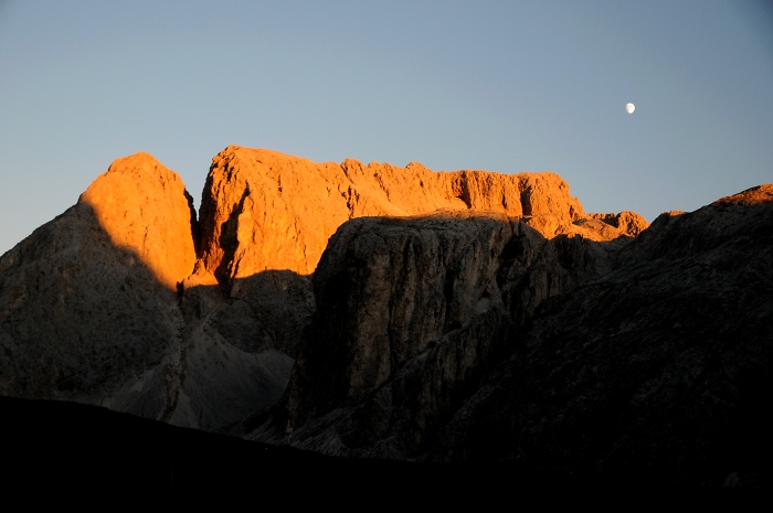 [144] Sonnenuntergang Tierser Alpl / Foto: Kalle Kubatschka