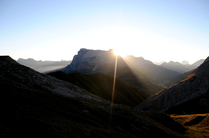 [146] Sonnenaufgang Tierser Alpl / Foto: Kalle Kubatschka