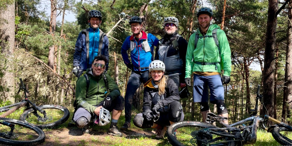 Impressionen der Mountainbikegruppe im Klner Alpenverein