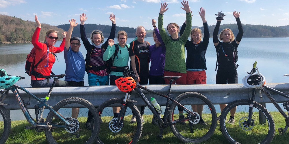 Impressionen der Mountainbikegruppe im Klner Alpenverein