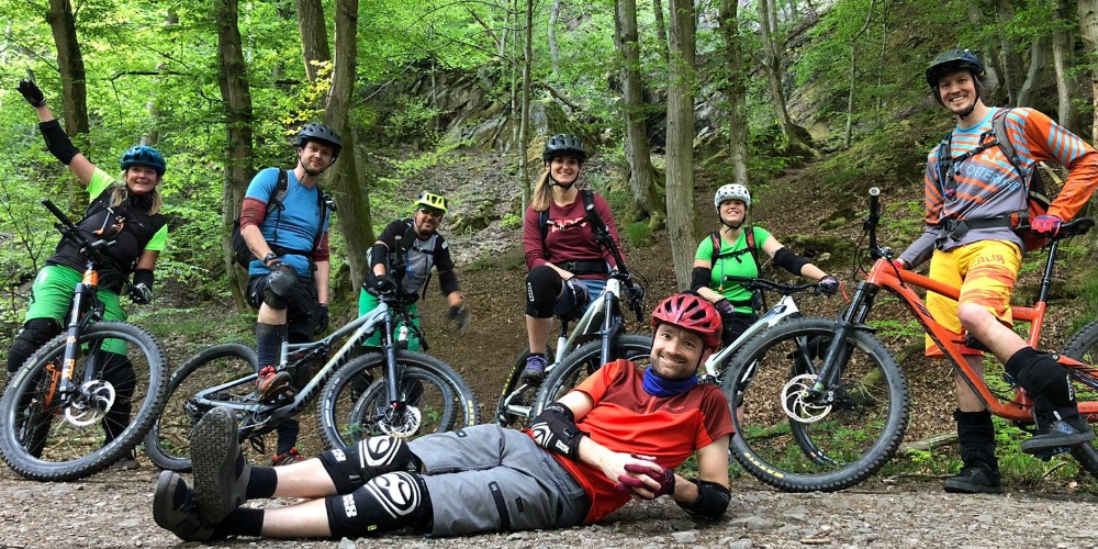 Impressionen der Mountainbikegruppe im Klner Alpenverein